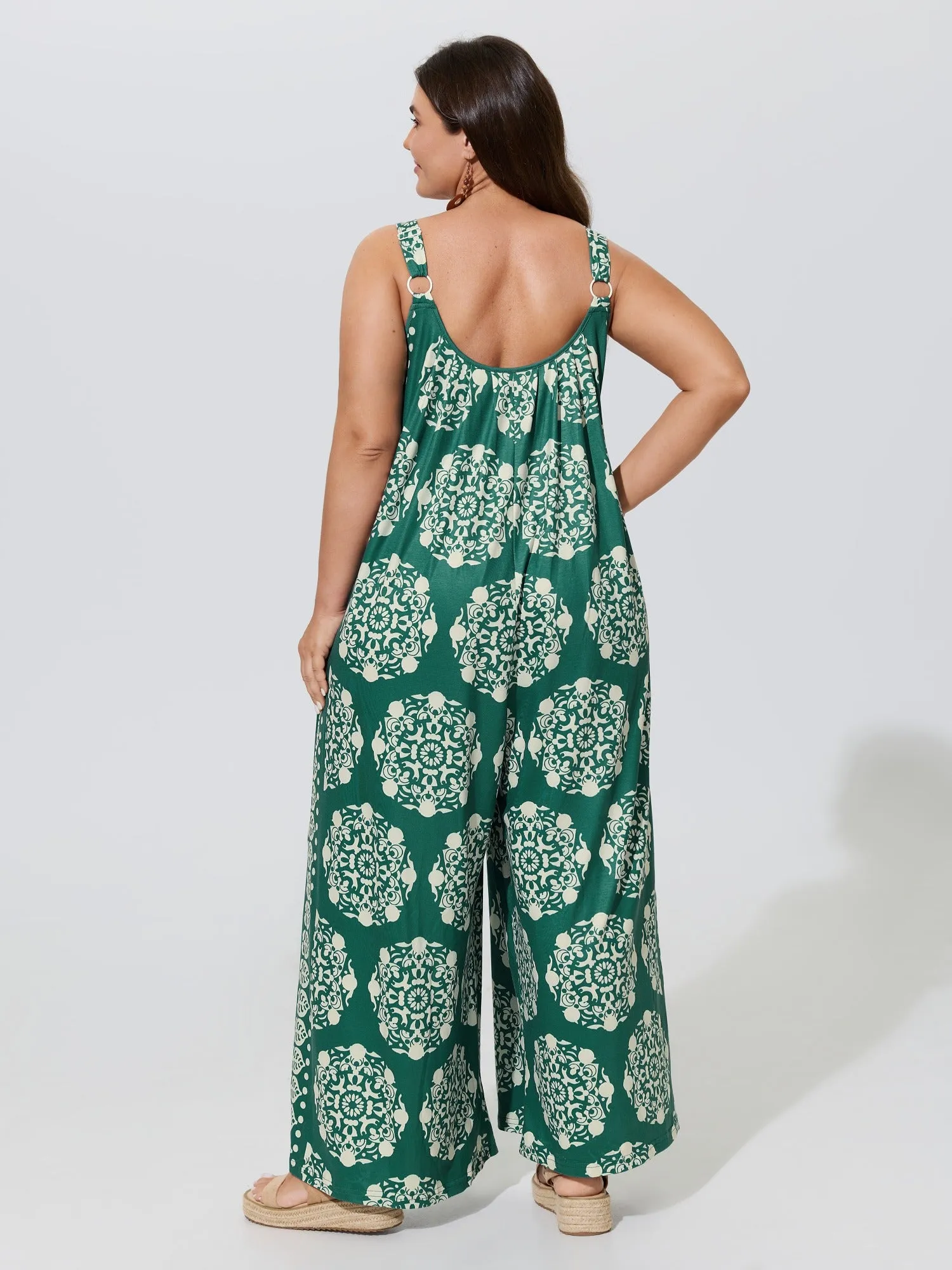 Sunkissed Stretchy Adjustable Strap Jumpsuit sold by Bloomchic product image thumbnail 3