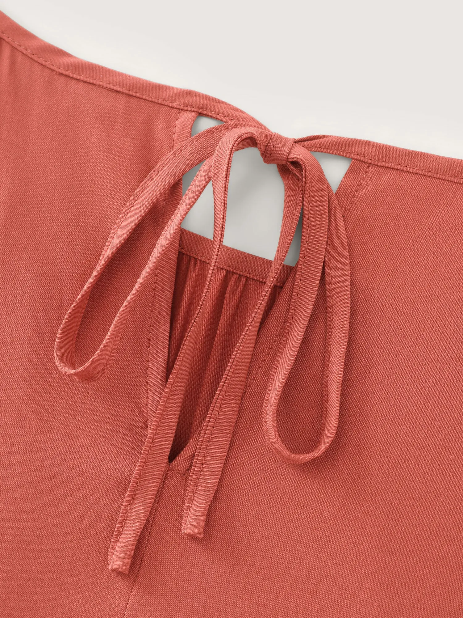 Solid Round Neck Pocket Sleeveless Midi Dress sold by Bloomchic product image thumbnail 5