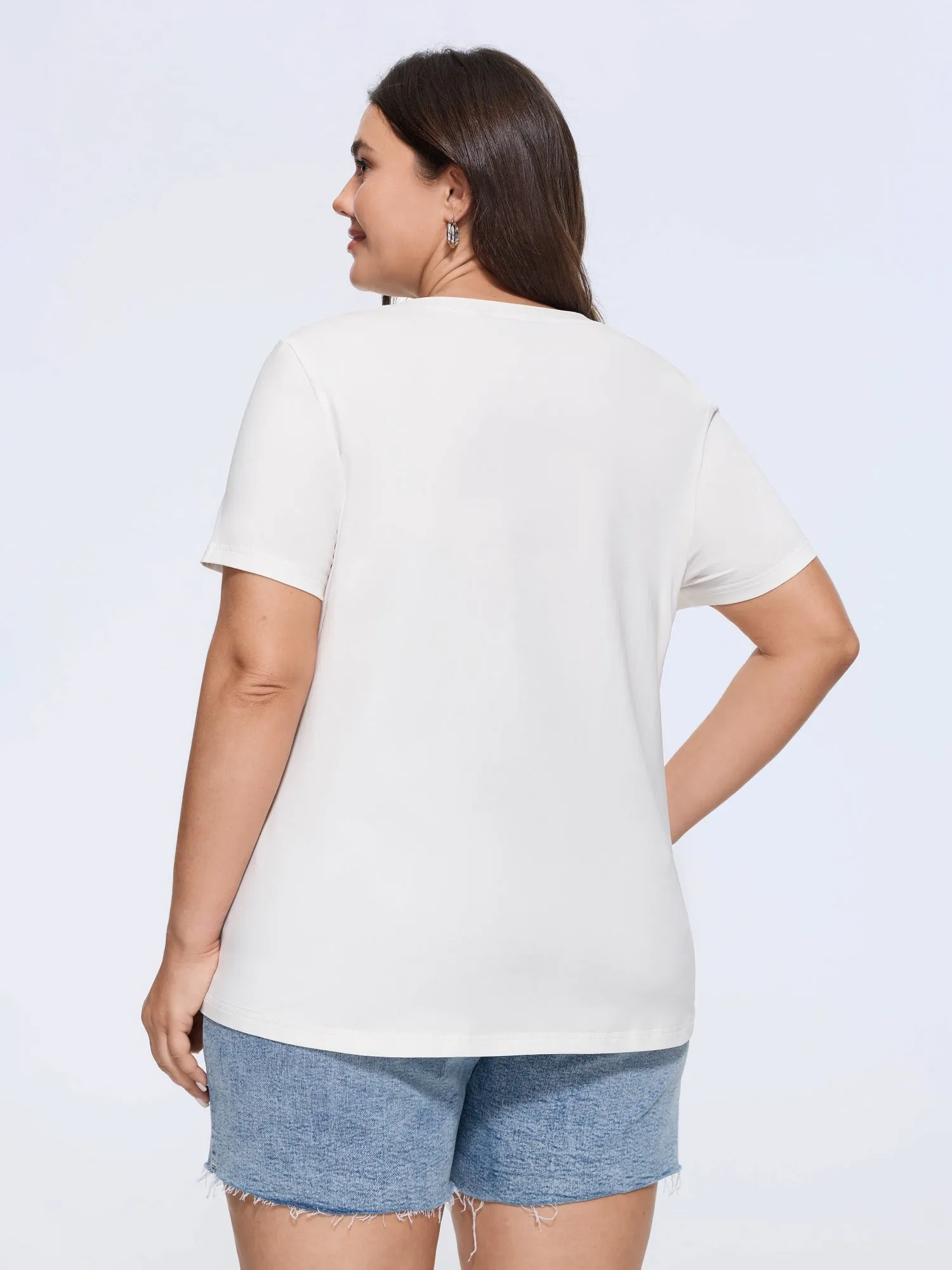 Cotton Cat Print Crew Neck Casual T‑Shirt sold by Bloomchic product image thumbnail 3
