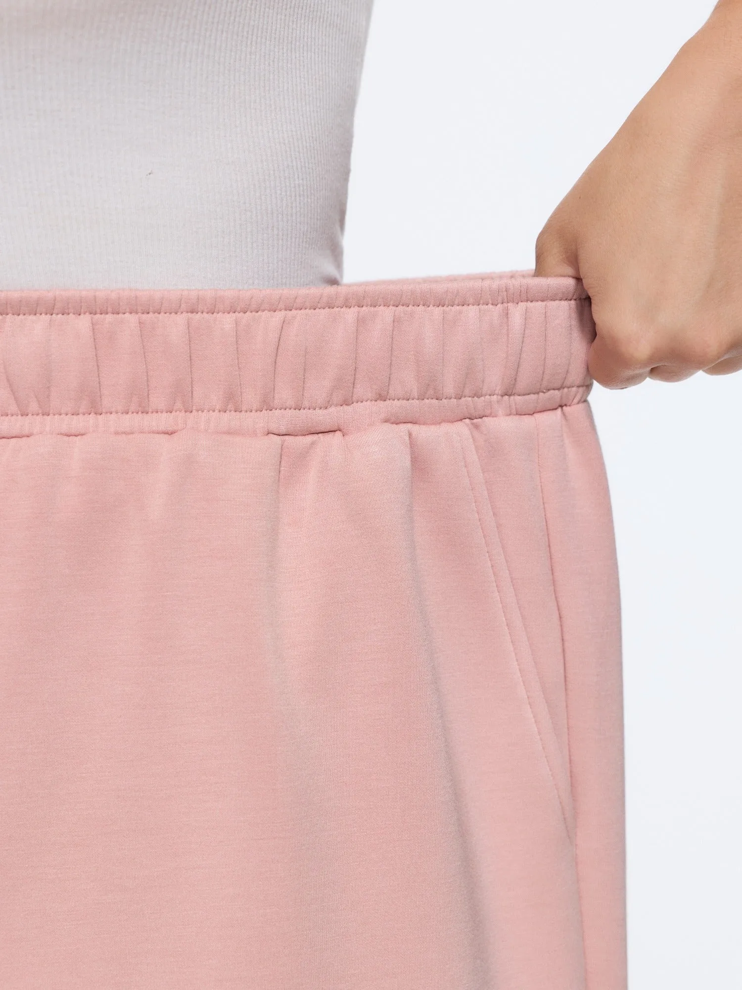 Supersoft Stretch Solid Wide Leg Pants sold by Bloomchic product image thumbnail 5