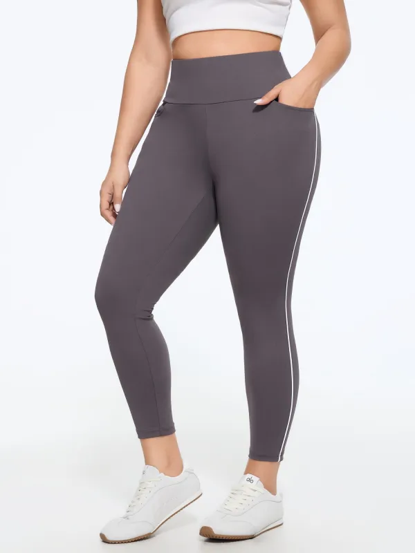 Stretch Solid Pocket Leggings made by Bloomchic