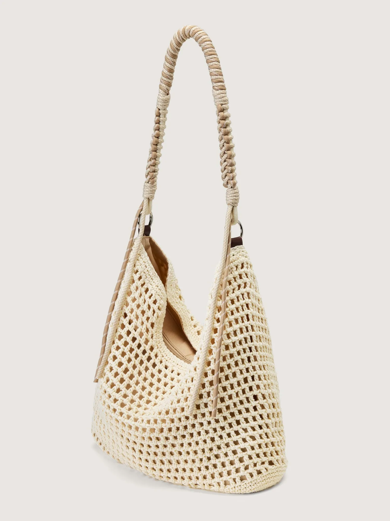 Crochet Woven Straw Tote Shoulder Bag sold by Bloomchic product image thumbnail 3