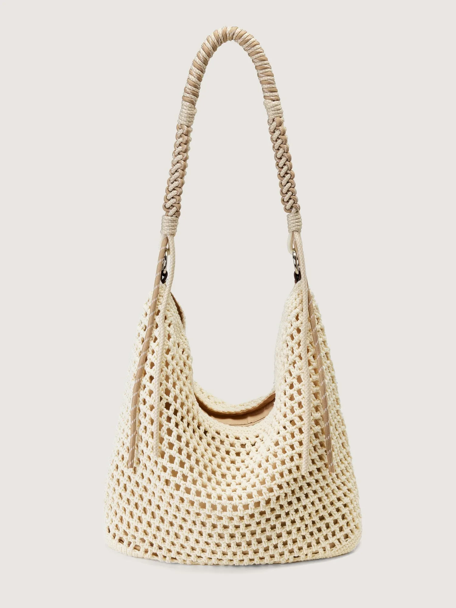 Crochet Woven Straw Tote Shoulder Bag sold by Bloomchic product image thumbnail 2