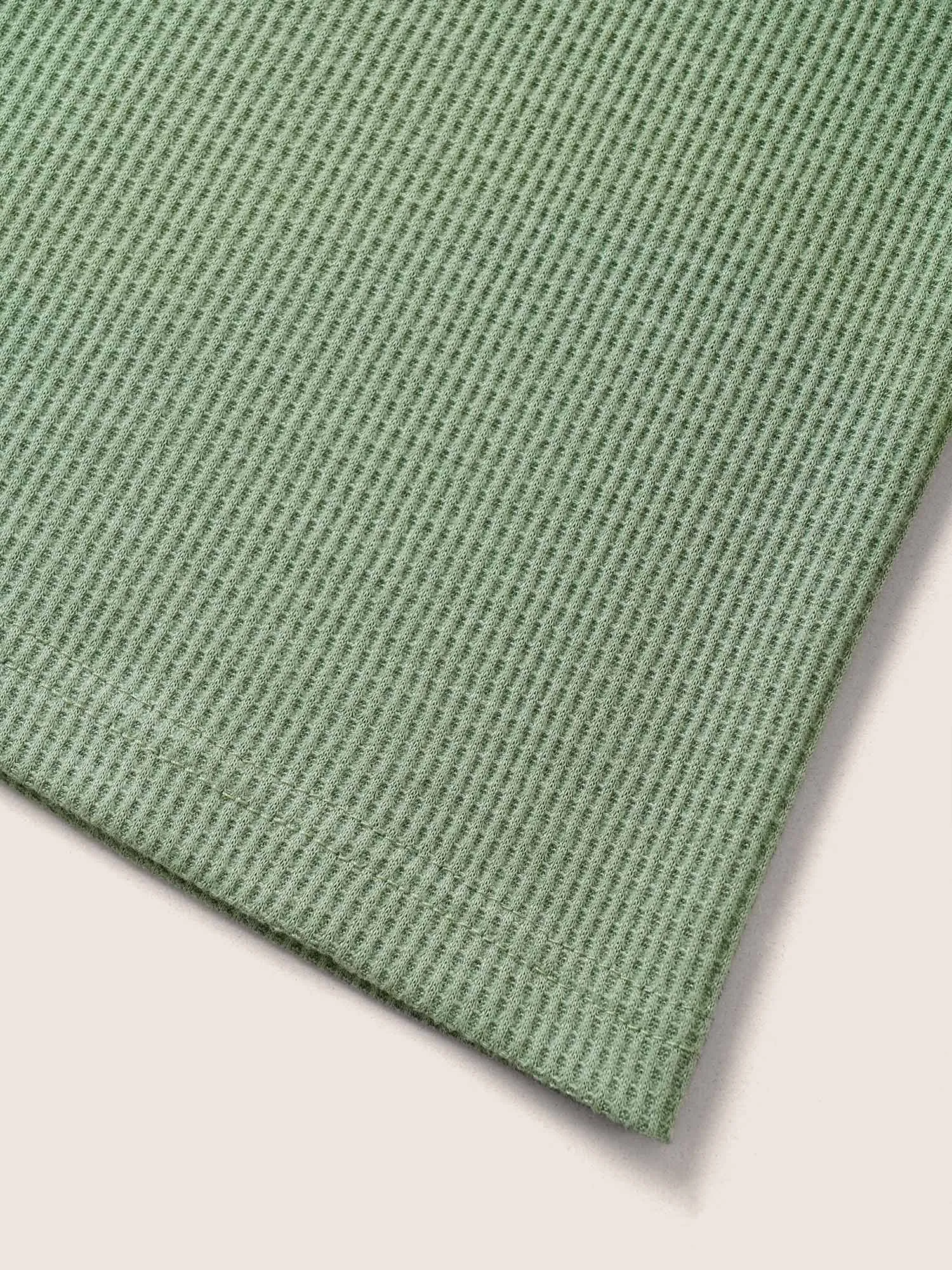 Waffle Knit Boat Neck Dolman Sleeve T-shirt sold by Bloomchic product image thumbnail 5