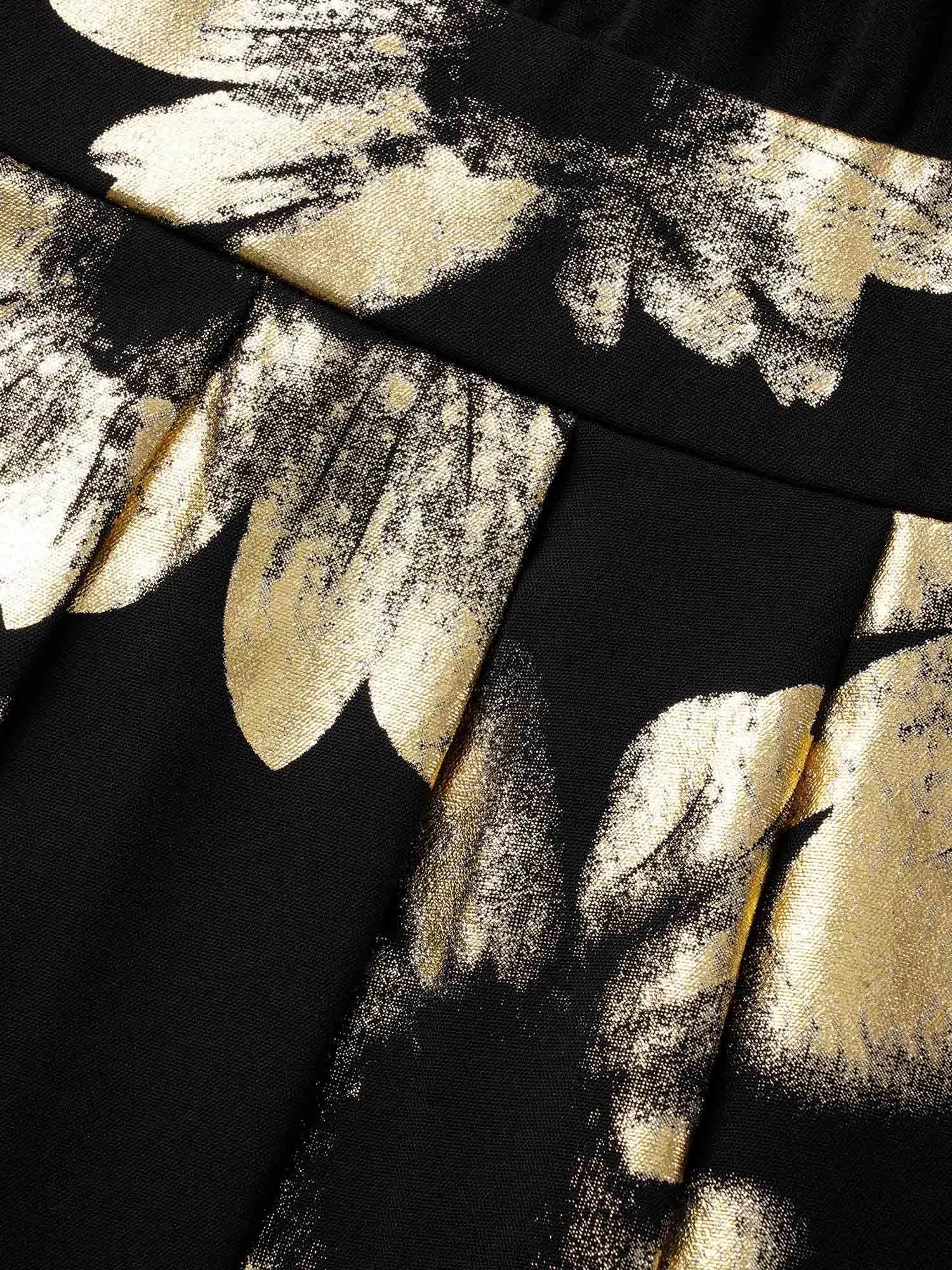 Brush Glitter Pocket Patchwork Dress sold by Bloomchic product image thumbnail 5