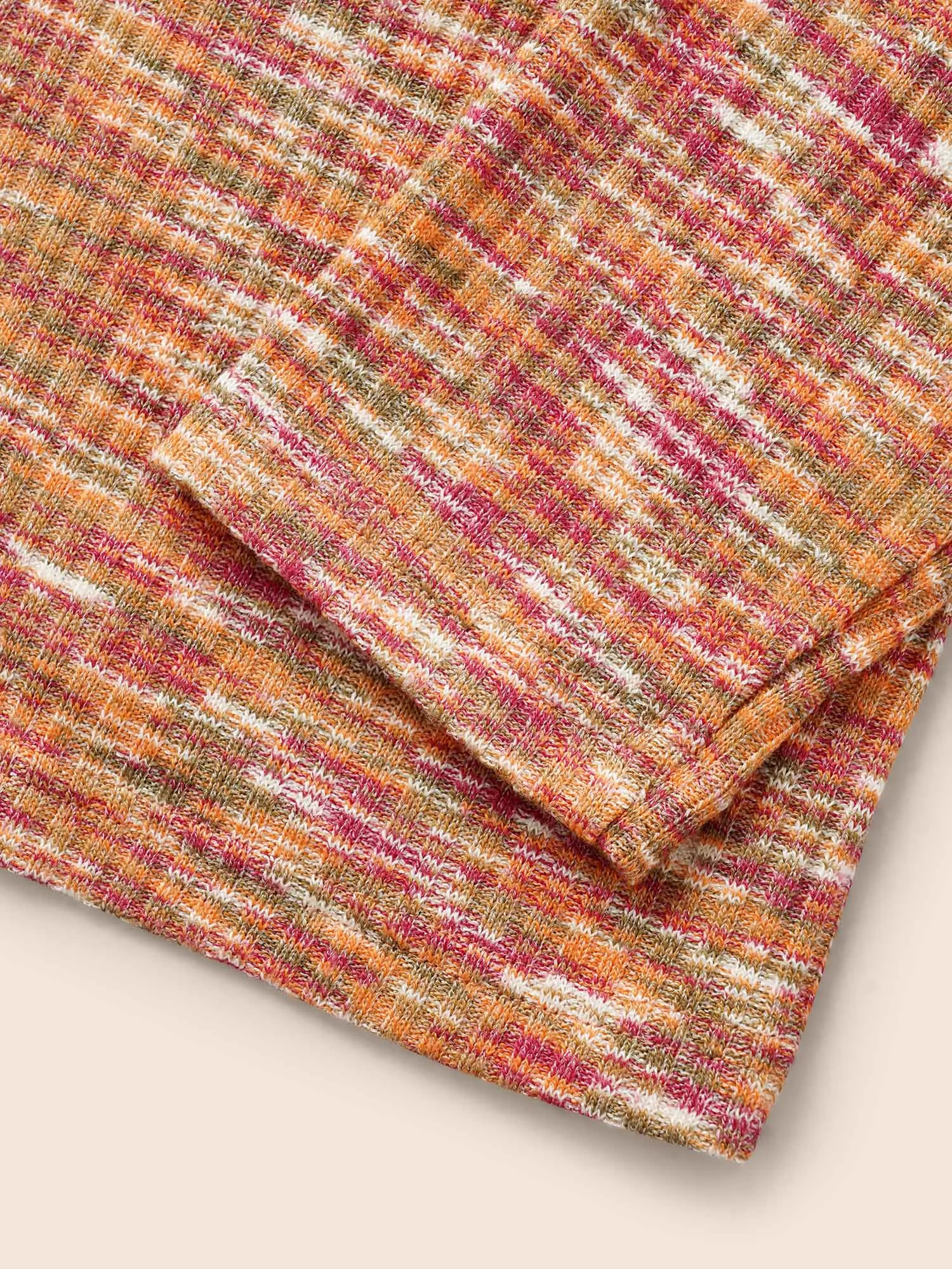 Mock Neck Textured Heather T-shirt sold by Bloomchic product image thumbnail 5