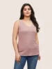 Solid Textured Jacquard Tank Top sold by Bloomchic