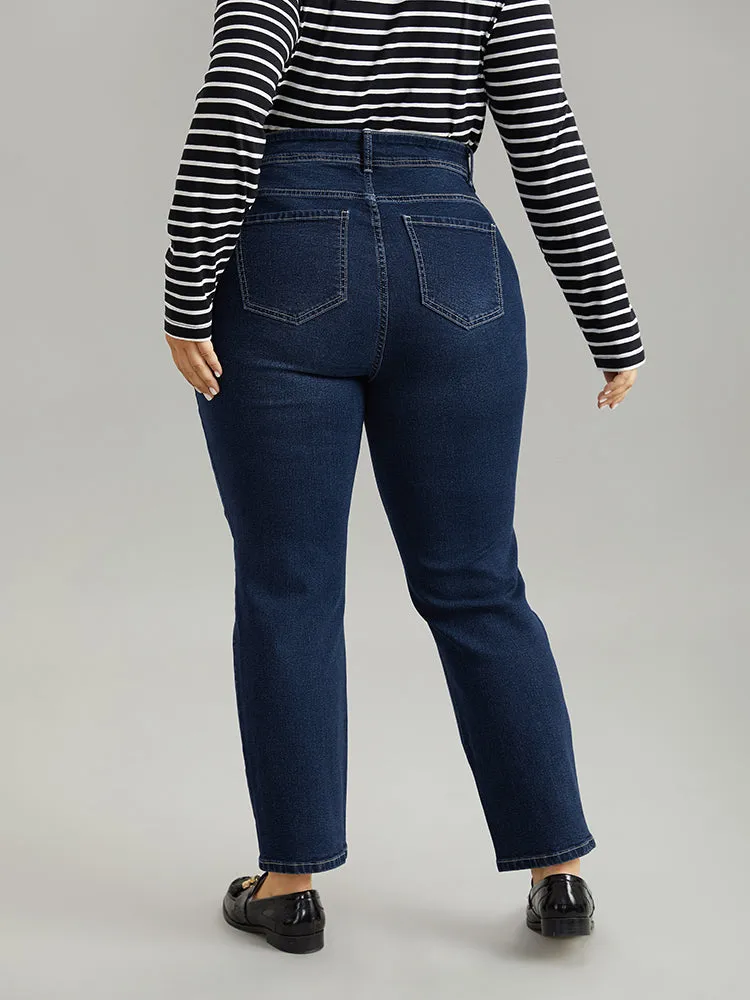 Very Stretchy Full Length Pocket Jeans sold by Bloomchic product image thumbnail 5