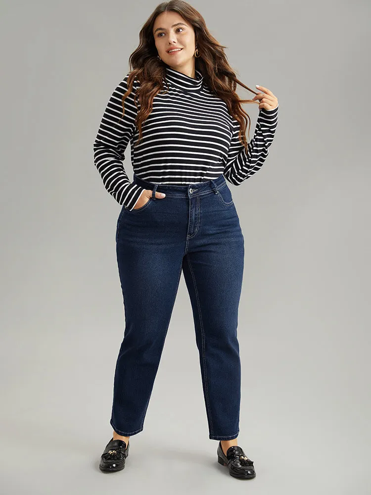 Very Stretchy Full Length Pocket Jeans sold by Bloomchic product image thumbnail 3