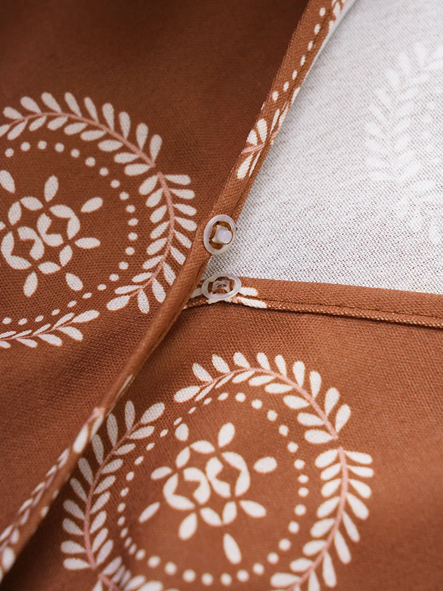 Geometric Wrap Ruffle Layered Hem Dress sold by Bloomchic product image thumbnail 5