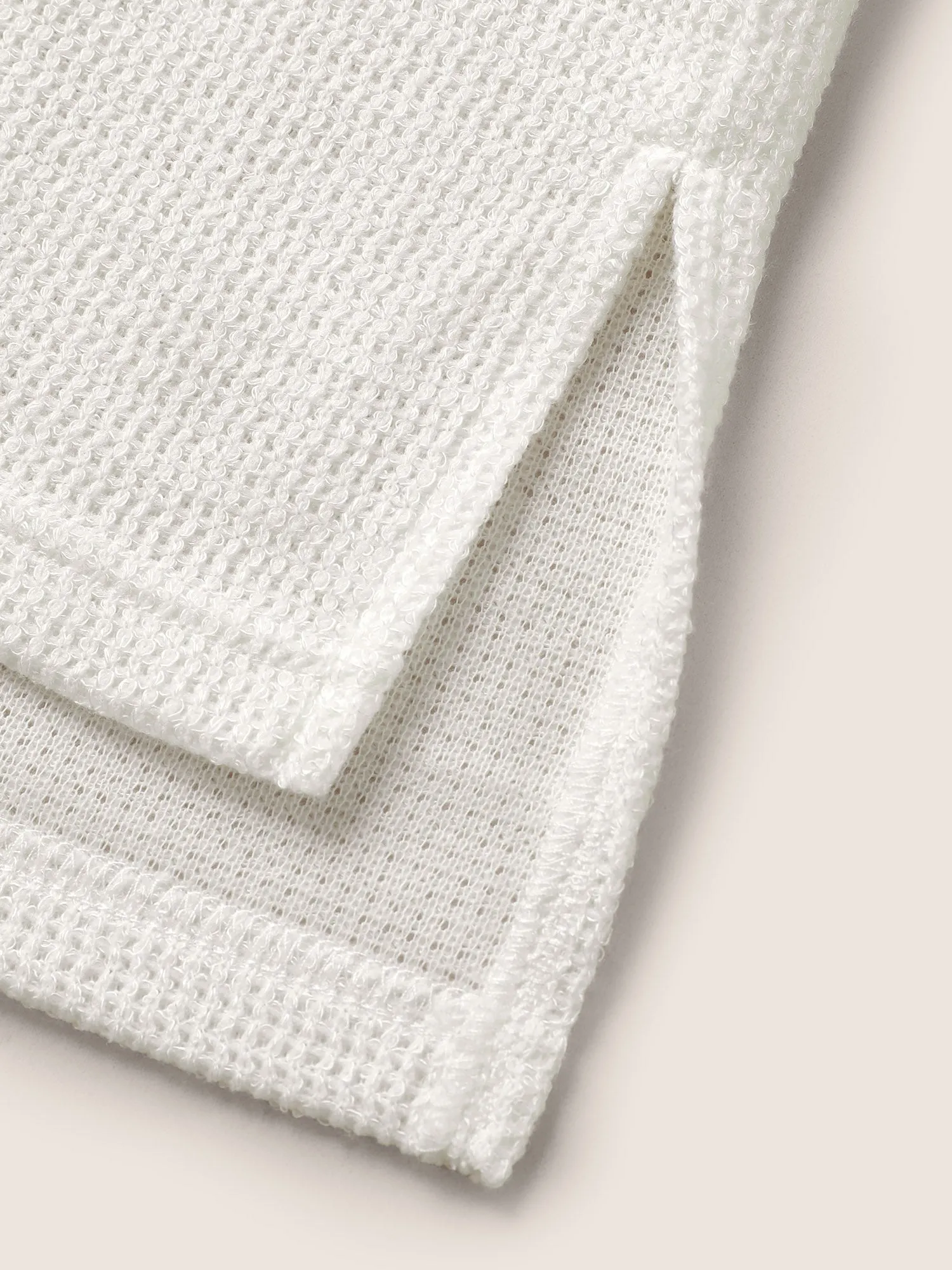 Plain Textured Dolman Sleeve Loose T-shirt sold by Bloomchic product image thumbnail 5