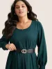 Metal Buckle Detail Crocodile Embossed Belt sold by Bloomchic