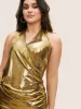 Glitter Knot Wrap Backless Tank Top sold by Bloomchic