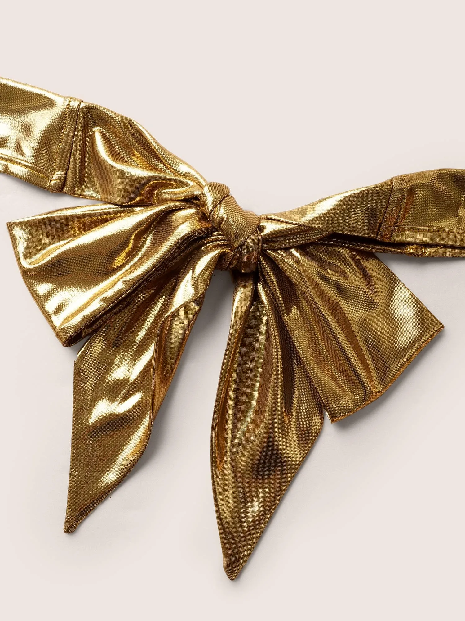 Glitter Knot Wrap Backless Tank Top sold by Bloomchic product image thumbnail 5