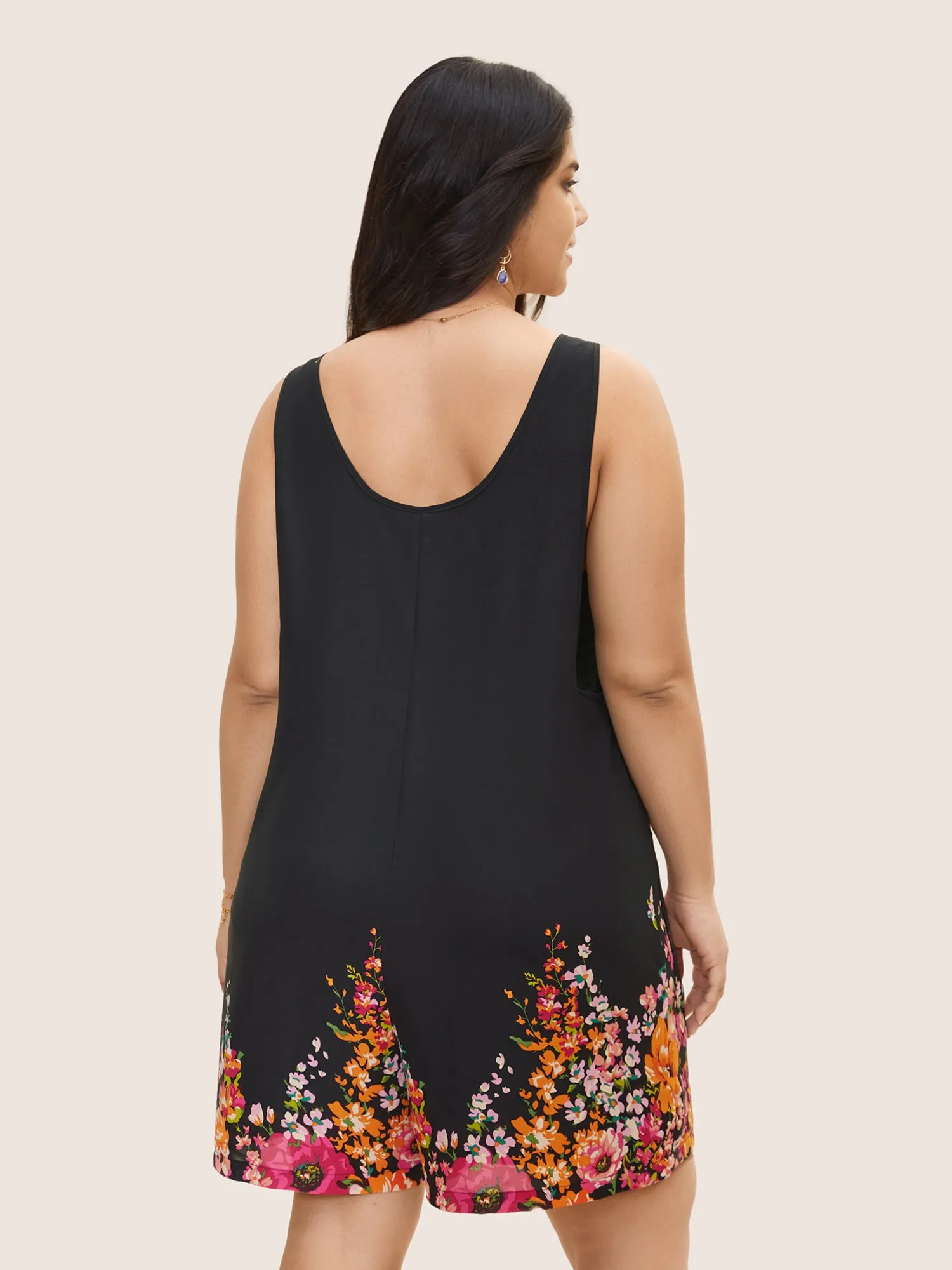 Boho Print Patch Pocket Ties Jumpsuit sold by Bloomchic product image thumbnail 5