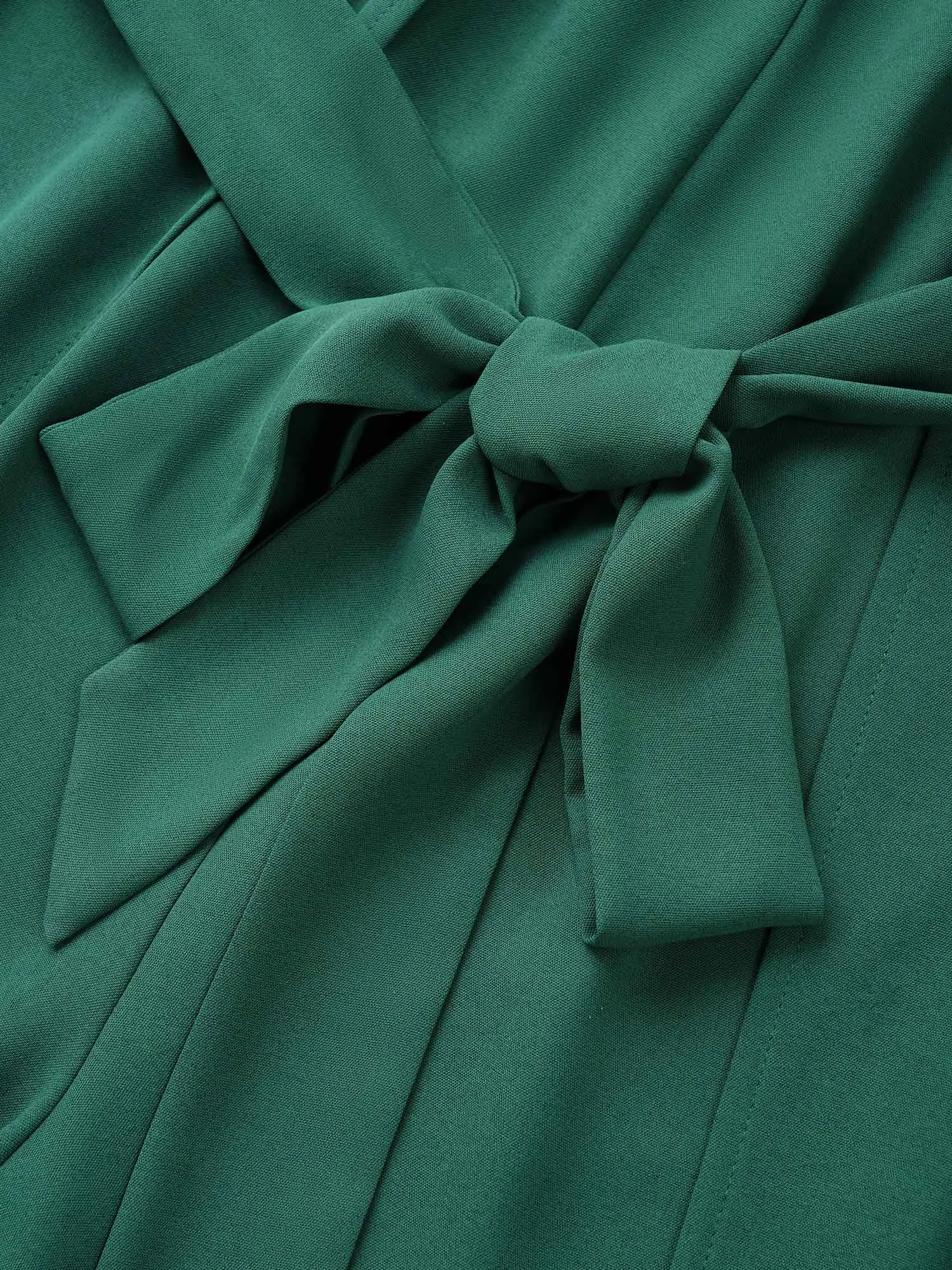 Plain Square Neck Belted Split Hem Jumpsuit sold by Bloomchic product image thumbnail 5