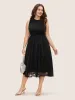 Stand Collar Luxe Belted Tank Dress sold by Bloomchic
