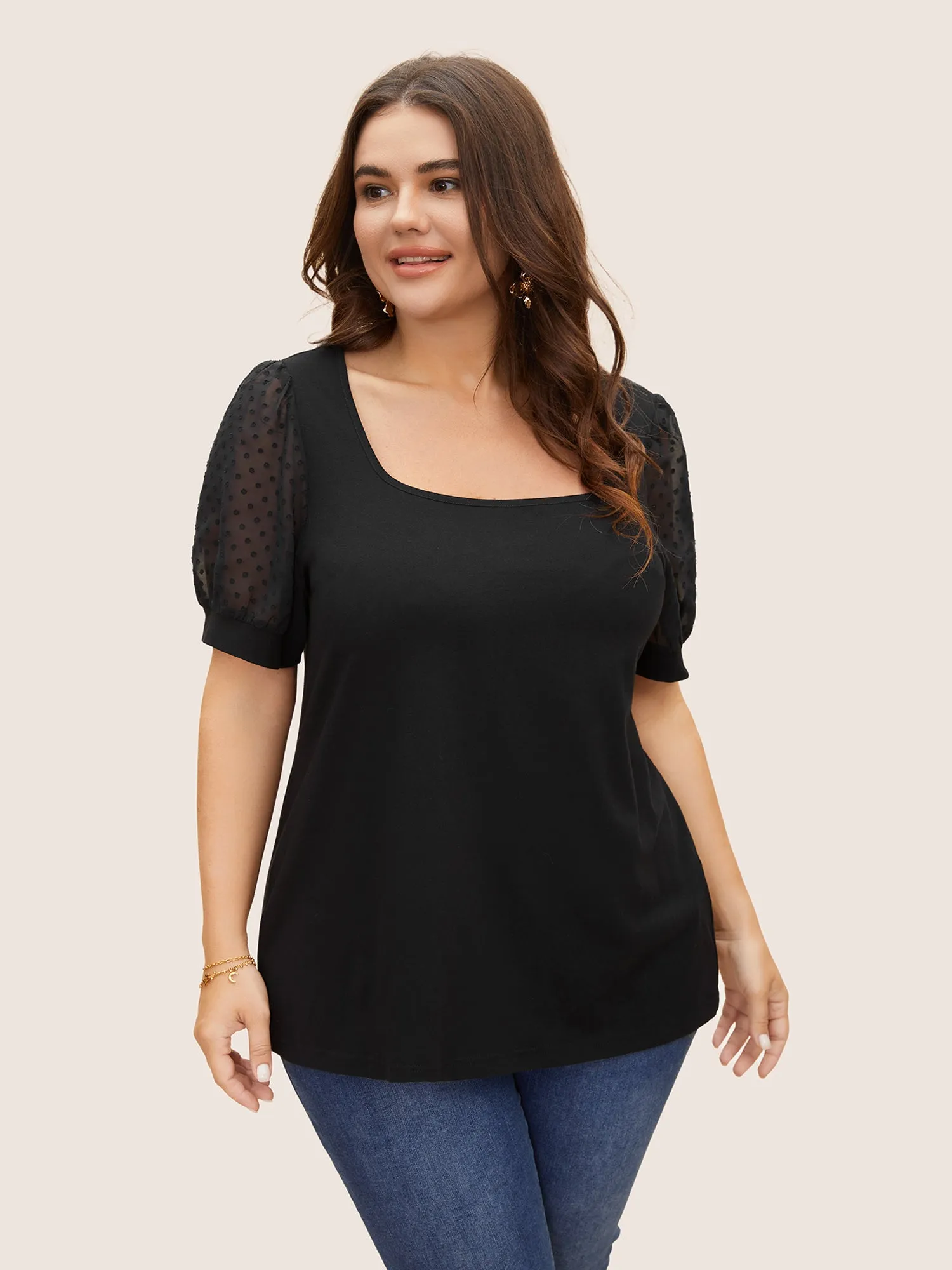 Jacquard Decor Cotton Top sold by Bloomchic