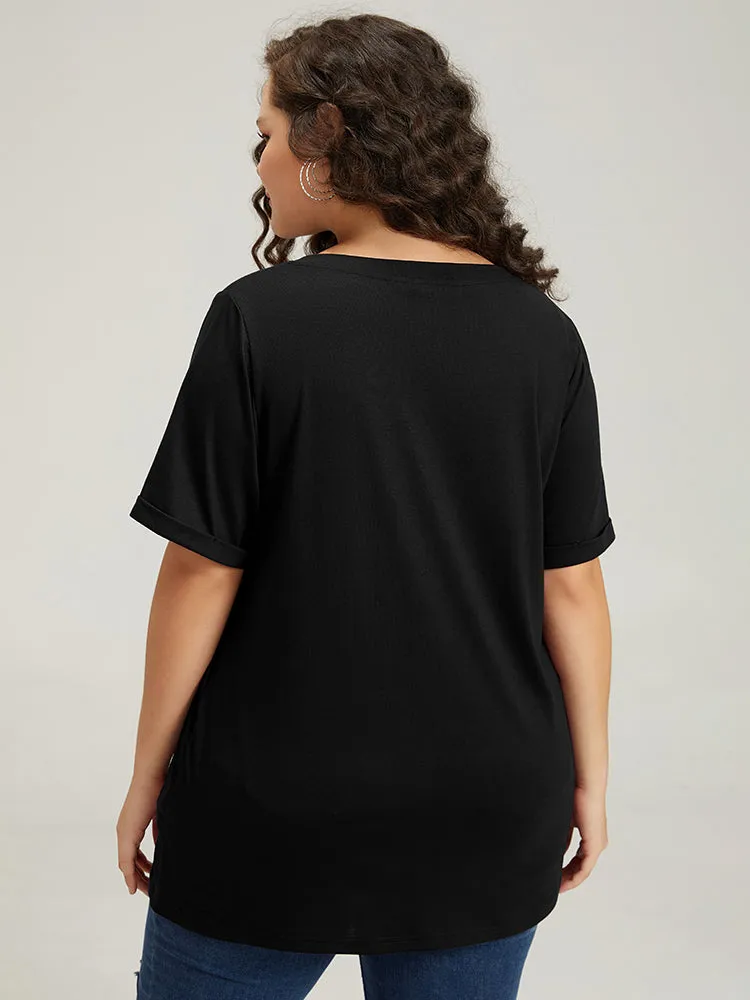 Halloween Horoscope Print V Neck T-shirt sold by Bloomchic product image thumbnail 2