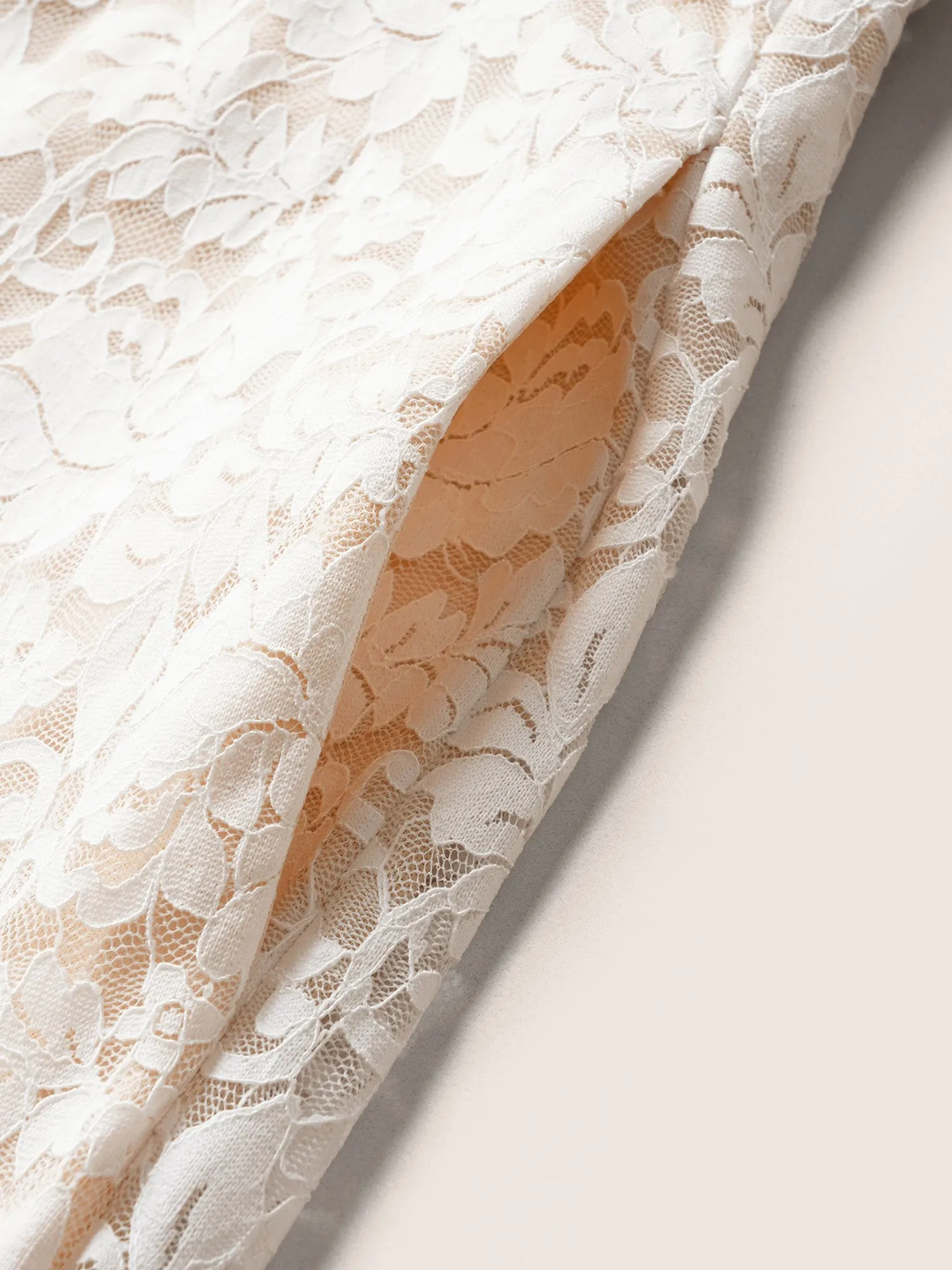 Plain Lace Plisse Halter Pocket Jumpsuit sold by Bloomchic product image thumbnail 5