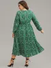 Ditsy Floral Belted Pleated Dress sold by Bloomchic