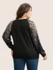 Ombre Boho Print Raglan Sleeve T-shirt sold by Bloomchic