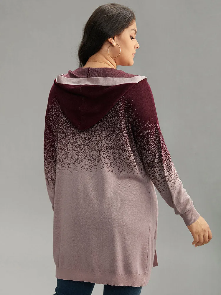 Supersoft Essentials Ombre Heather Pocket Hooded Cardigan sold by Bloomchic product image thumbnail 2