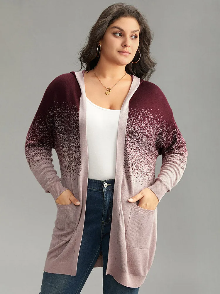 Supersoft Essentials Ombre Heather Pocket Hooded Cardigan sold by Bloomchic product image thumbnail 3