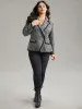 Tweed Suit Collar Contrast Trim Blazer sold by Bloomchic