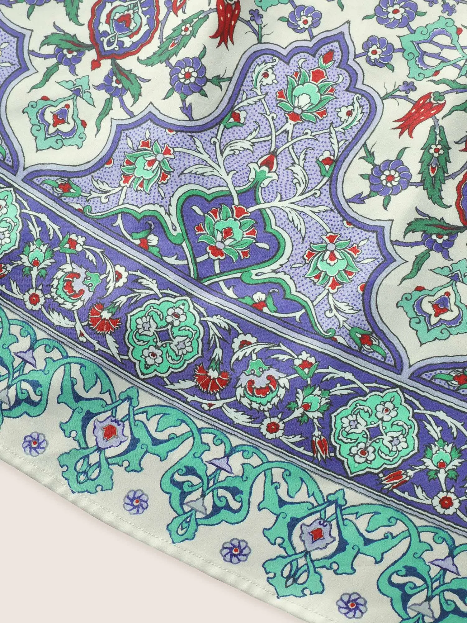 Boho Print Halter Gathered Belted Dress sold by Bloomchic product image thumbnail 5