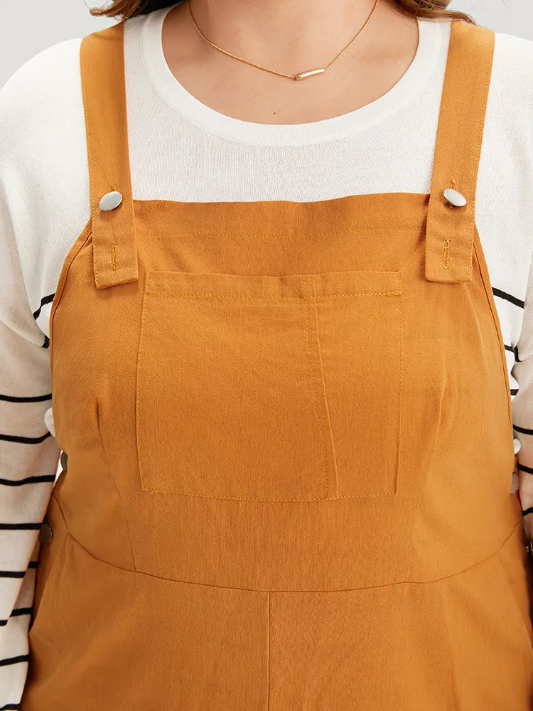 Plain Pocket Adjustable Straps Spaghetti Strap Dress sold by Bloomchic product image thumbnail 5