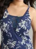 Silhouette Floral Print Lace Panel Cami Sleep Top sold by Bloomchic