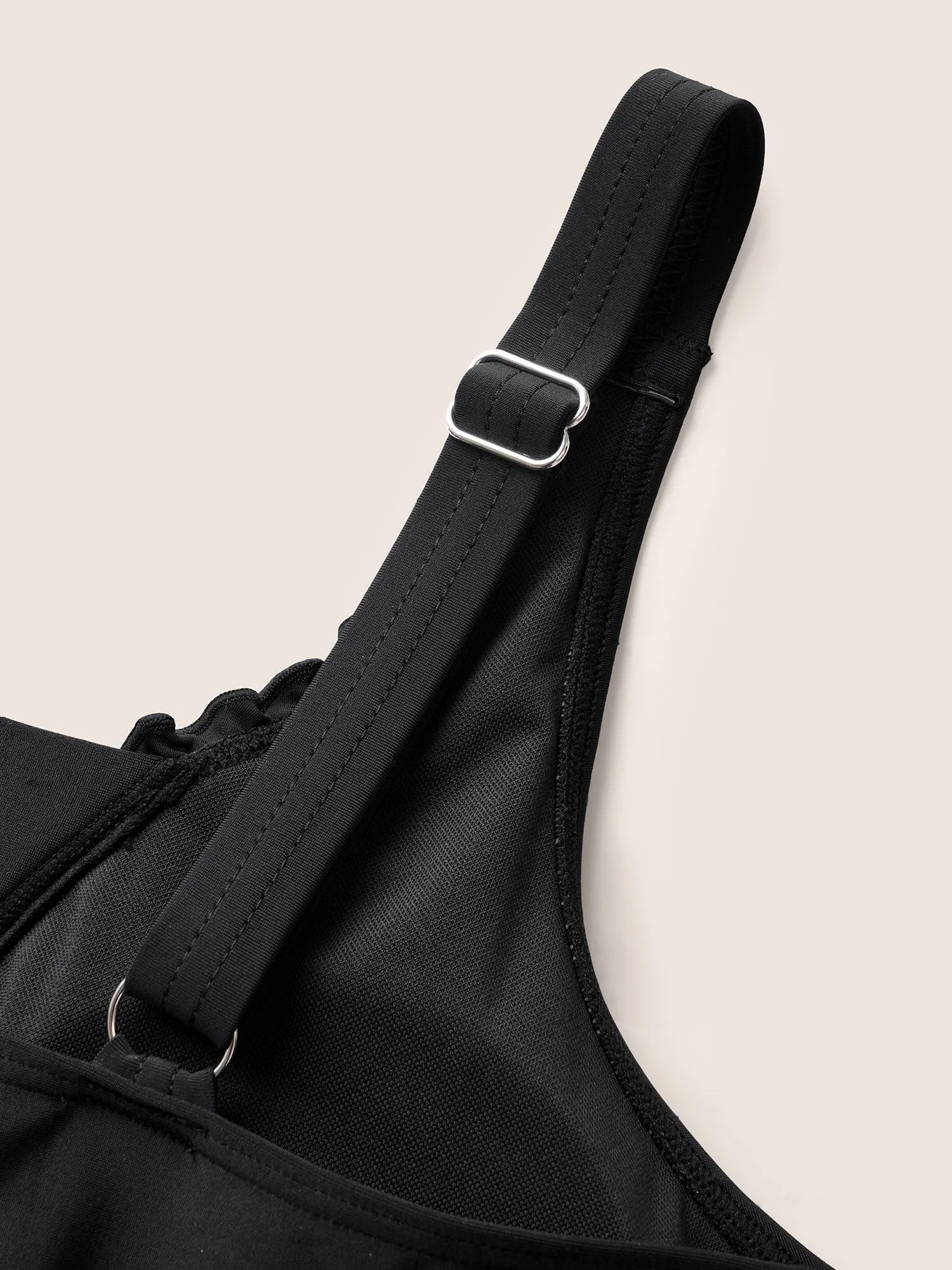 V Neck Gathered Frill Trim Swim Top sold by Bloomchic product image thumbnail 5