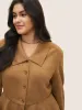 Solid Faux Suede Zipper Hanky Hem Jacket sold by Bloomchic