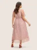 Heart Neckline Floral Embroidered Sequin Mesh Dress sold by Bloomchic