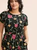 Floral Embroidered Mesh Backless Dress sold by Bloomchic