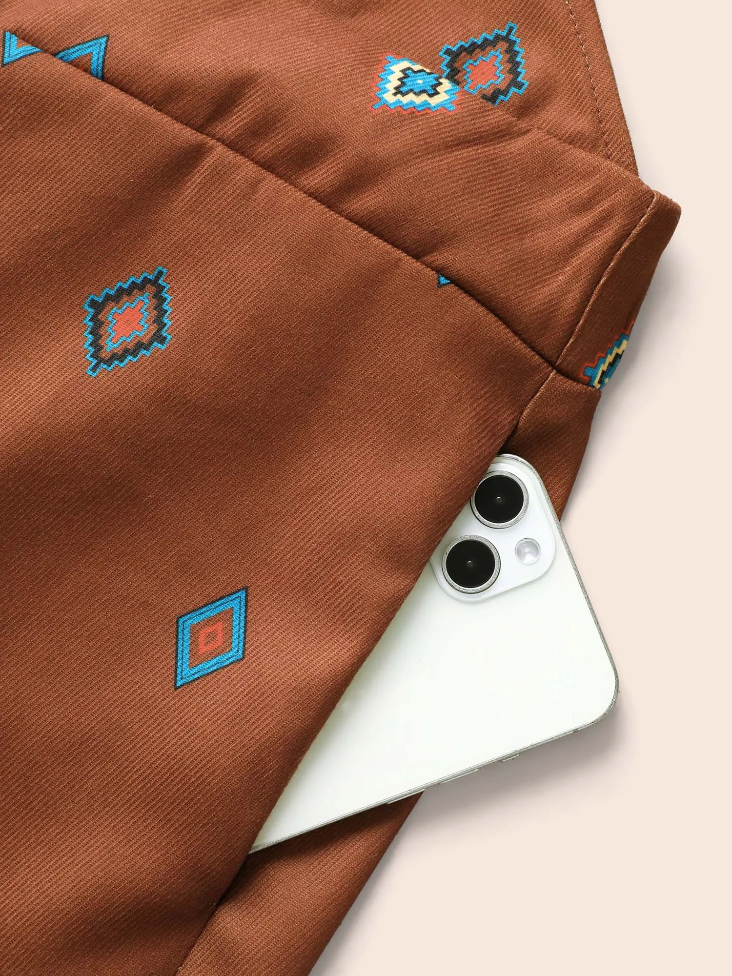 Geometric Print Adjustable Straps Overall sold by Bloomchic product image thumbnail 5