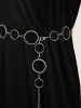Circle Decor Fashionable Chain Belt sold by Bloomchic