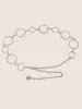 Circle Decor Fashionable Chain Belt sold by Bloomchic