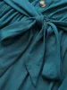Supersoft Essentials Plain Belted Button Detail Dress sold by Bloomchic