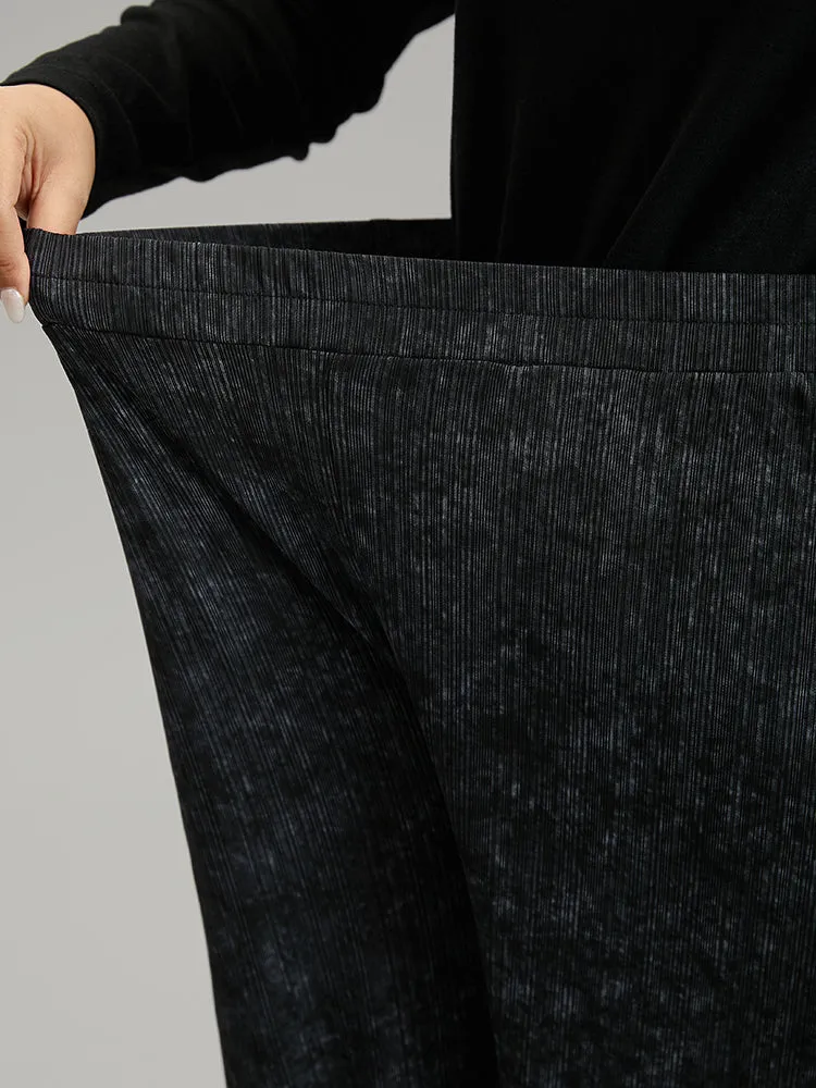 Vintage Heather Elastic Waist Wide Leg Pants sold by Bloomchic product image thumbnail 5