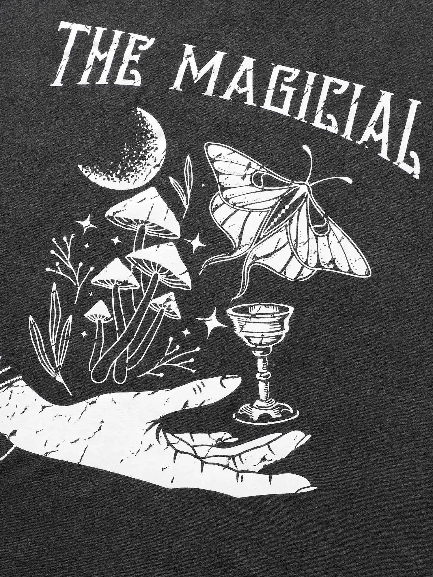 Horoscope Print Vintage Round Neck T-shirt sold by Bloomchic product image thumbnail 5