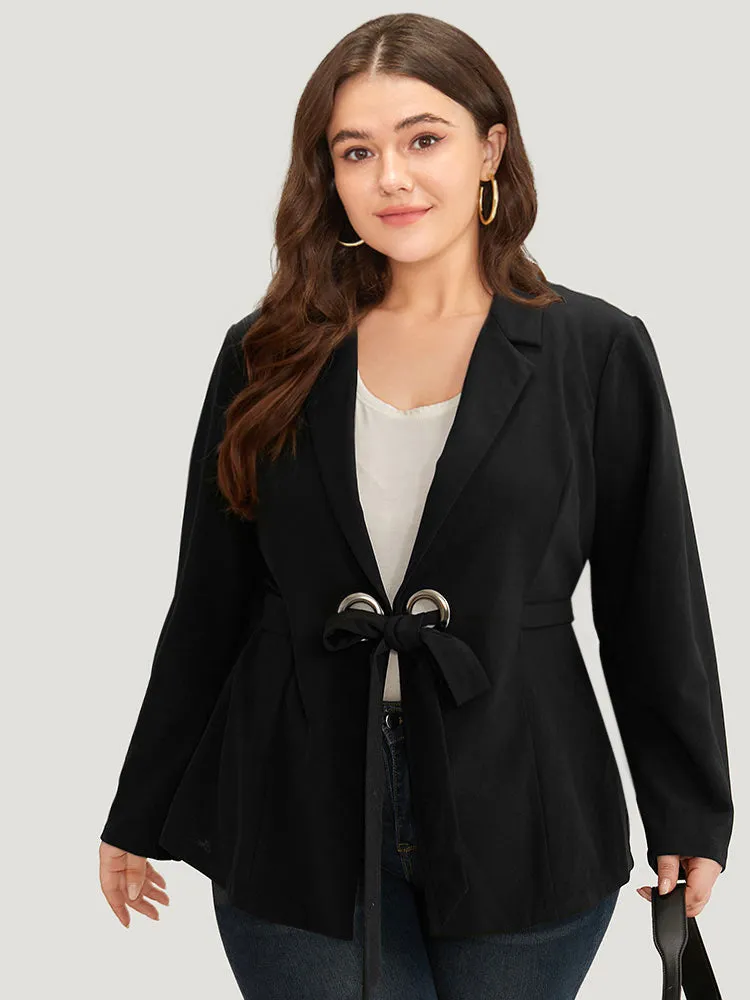 Suit Collar Ties Blazer sold by Bloomchic product image thumbnail 2