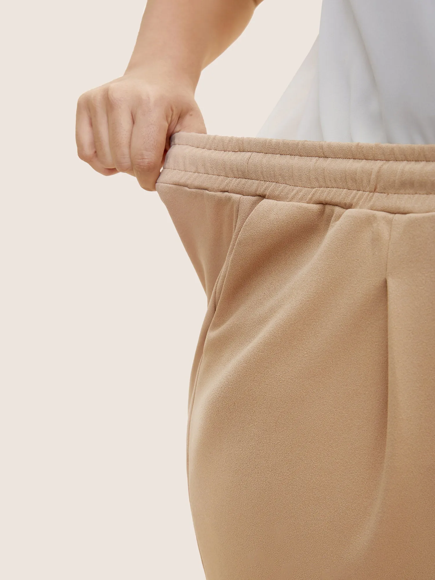 Solid Drawstring Elastic Waist Pencil Pants sold by Bloomchic product image thumbnail 4