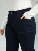 Dark Wash Seam Detail Zipper Jeans sold by Bloomchic