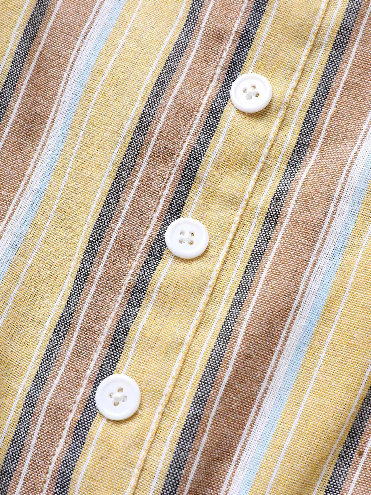 Striped Elastic Waist Button Detail Dress sold by Bloomchic product image thumbnail 5