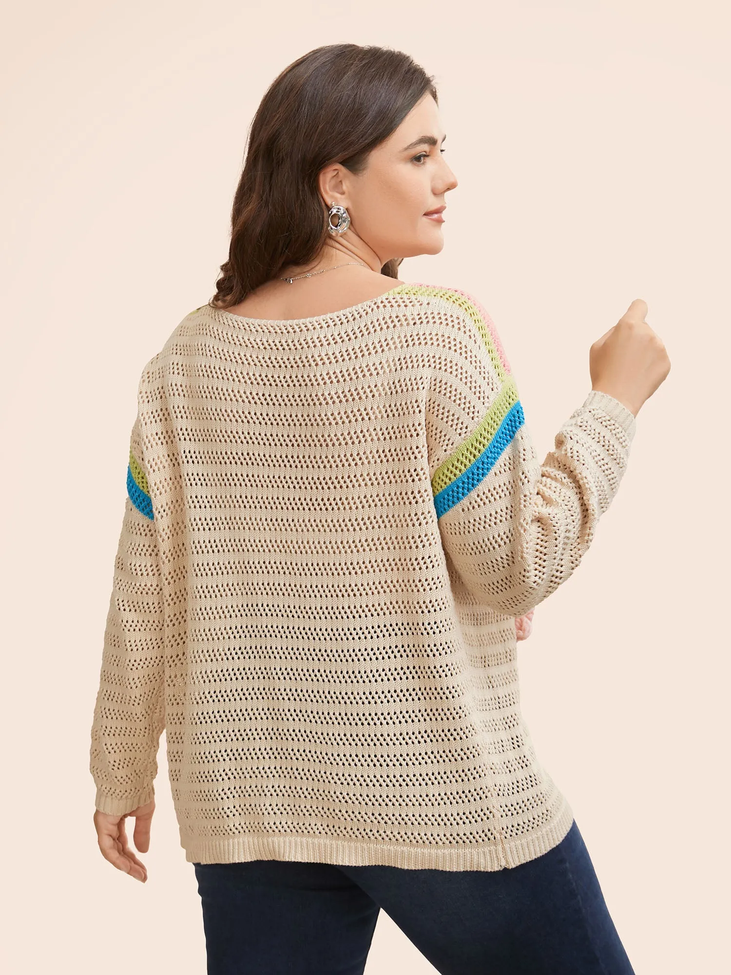 Colored Stereo Flower Design Pullover sold by Bloomchic product image thumbnail 3