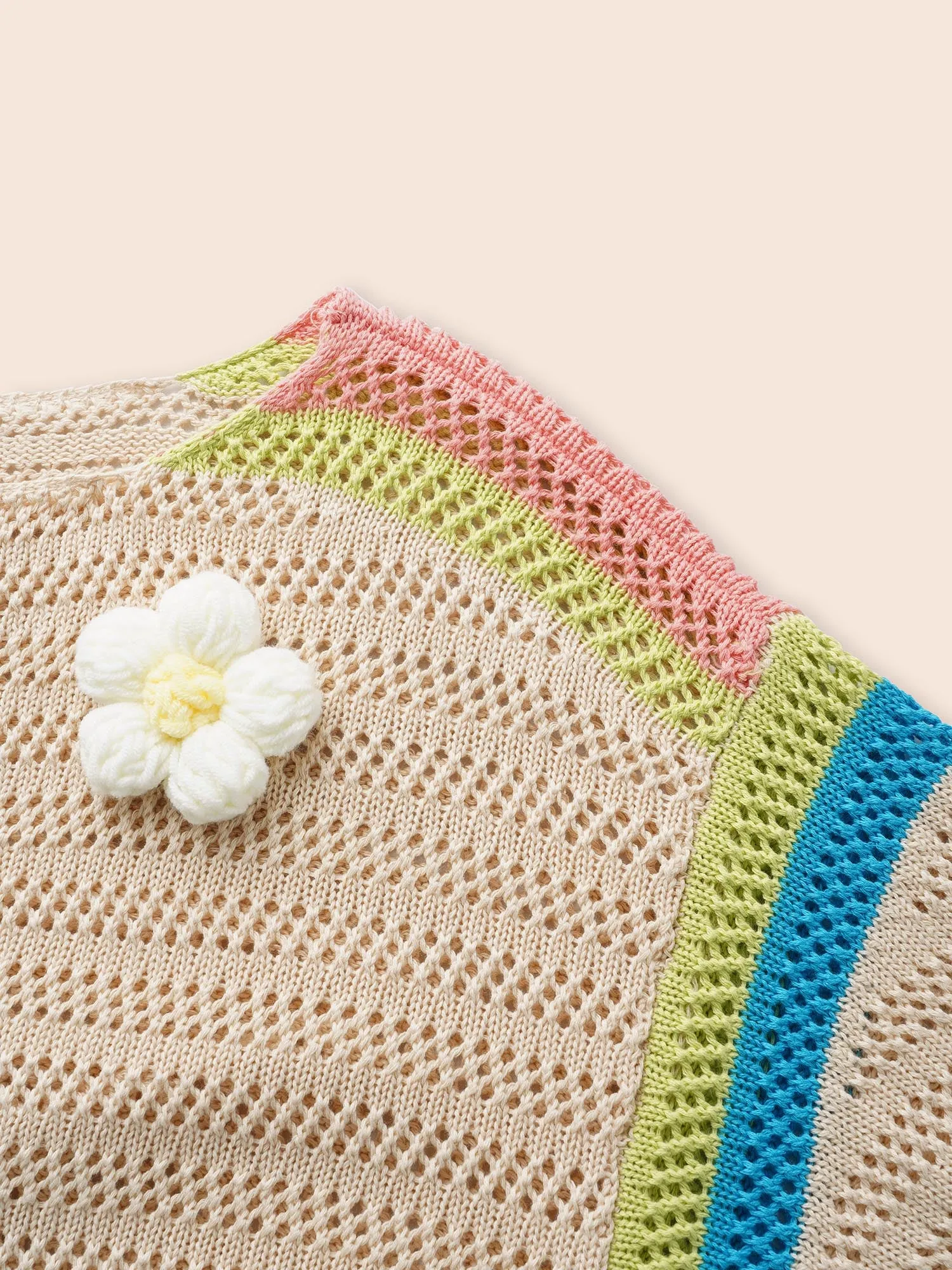 Colored Stereo Flower Design Pullover sold by Bloomchic product image thumbnail 5