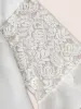 Crochet Lace Mesh Keyhole Pleated Blouse sold by Bloomchic