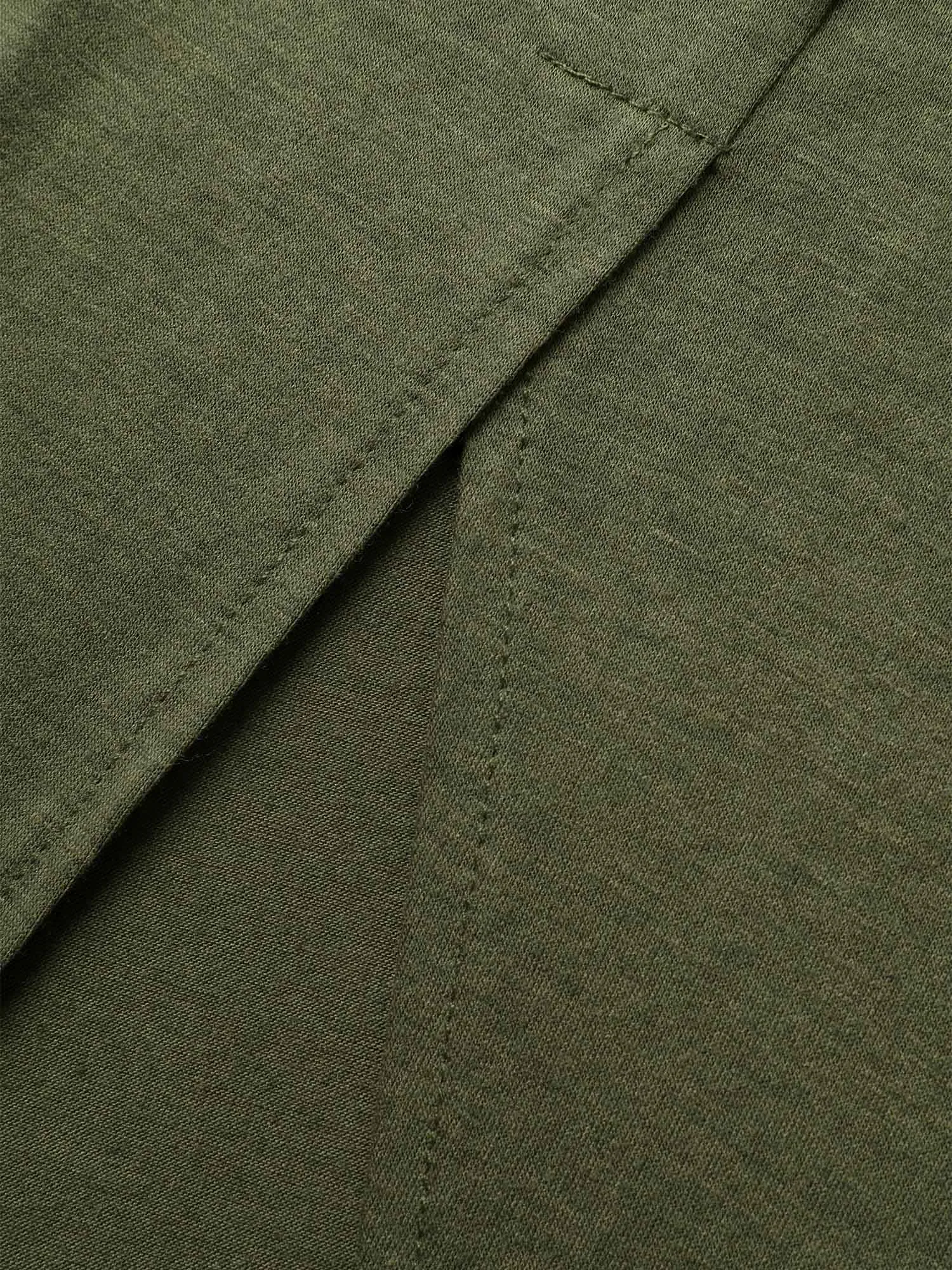 Solid Round Neck Pocket Split Hem T-shirt sold by Bloomchic product image thumbnail 5